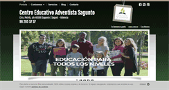 Desktop Screenshot of campusadventista-sagunto.com
