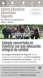Mobile Screenshot of campusadventista-sagunto.com